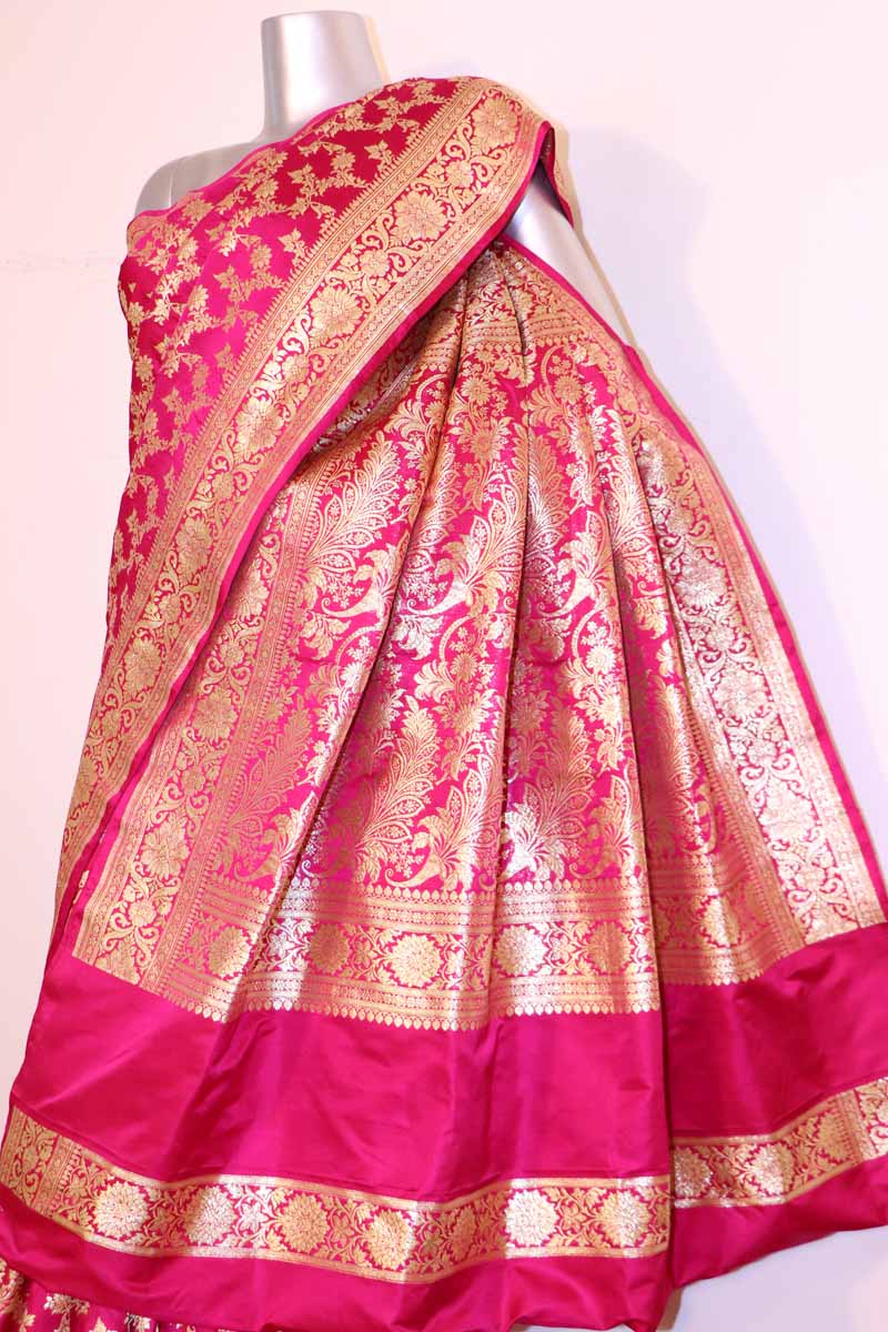 Exquisite & Designer Grand Satin Banarasi Silk Saree-Master Weavers Collections